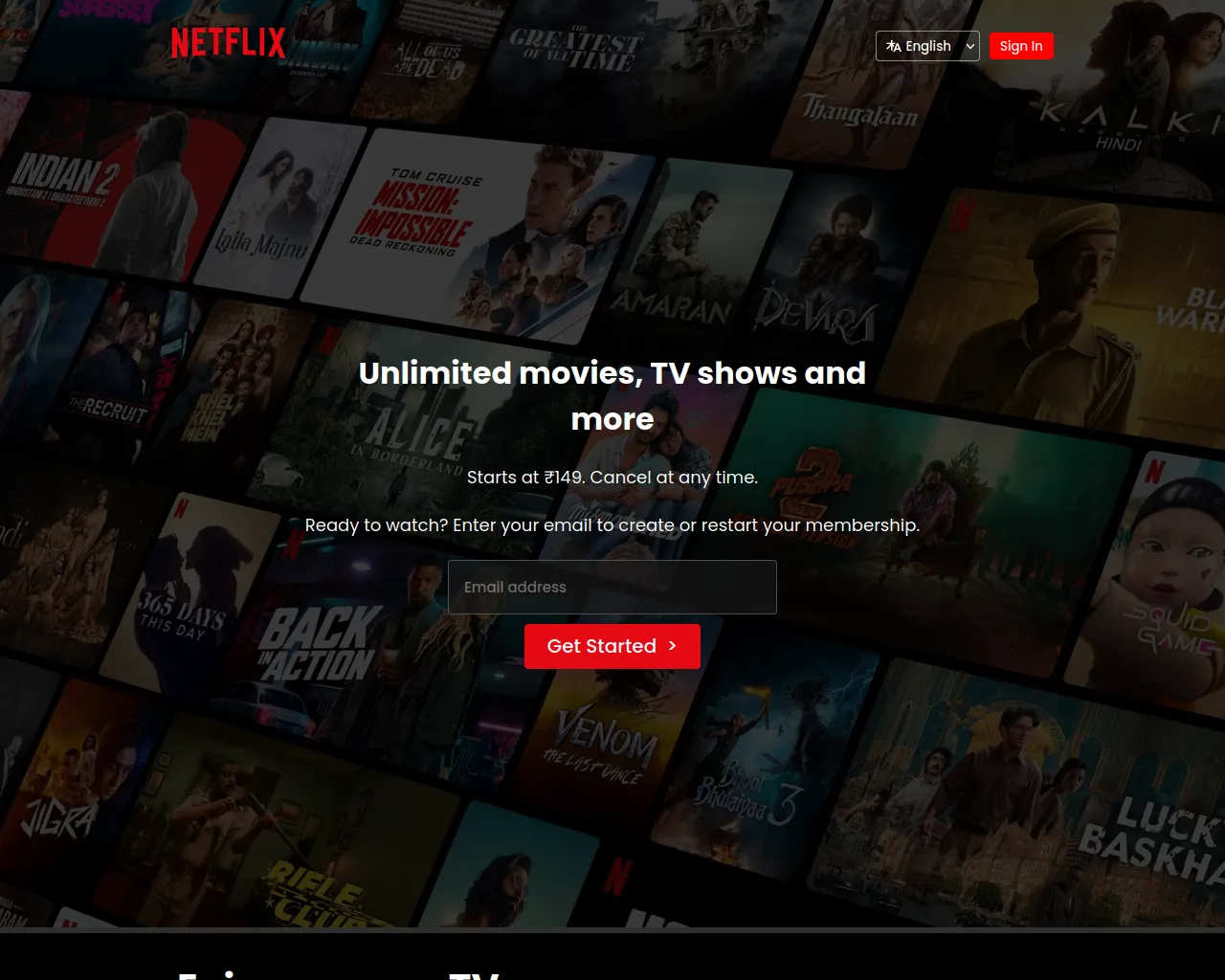 Screenshot of streaming-ui-demo.netlify.app
