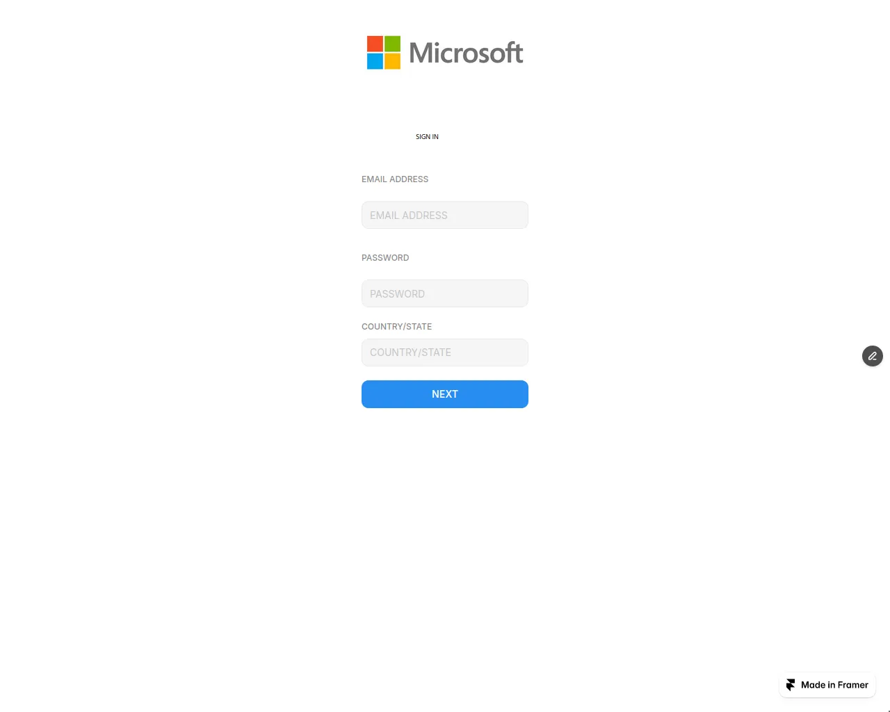 Screenshot of common-company-348799.framer.app