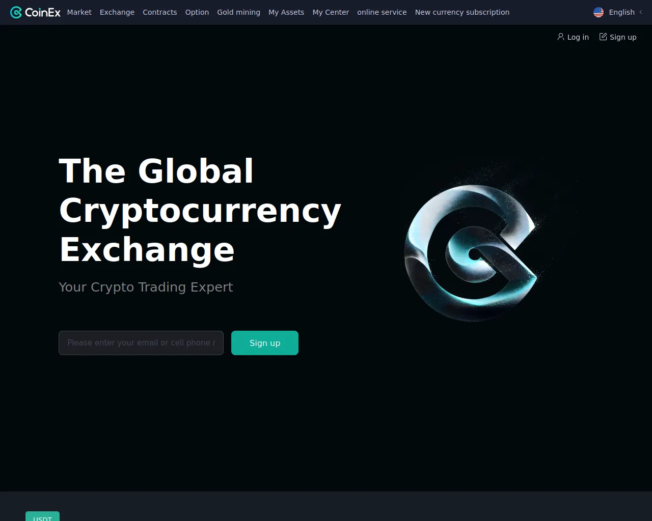 Screenshot of coinexid1.com
