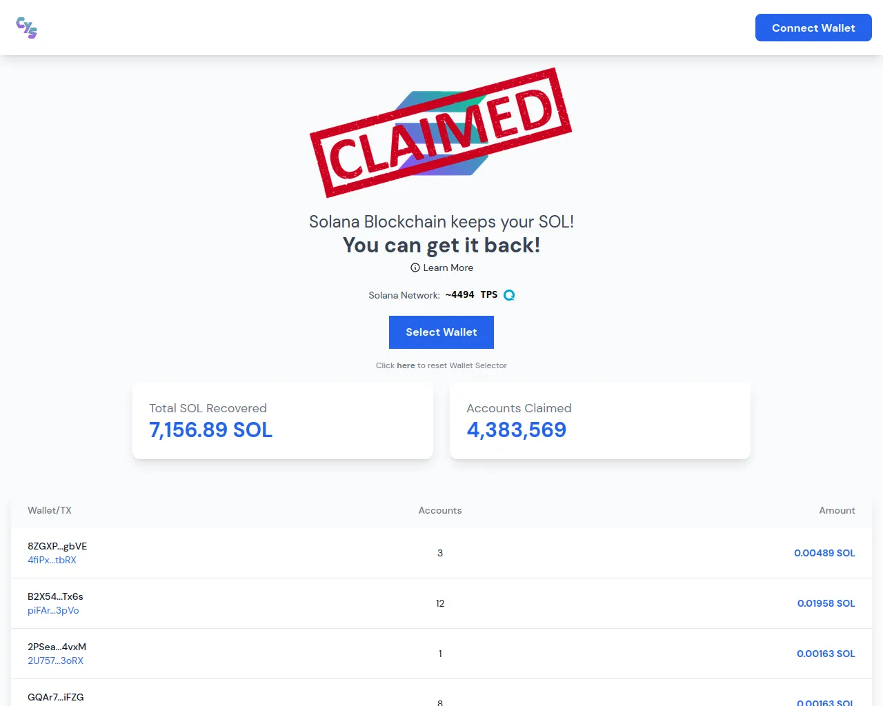 Screenshot of claim-3ur.pages.dev