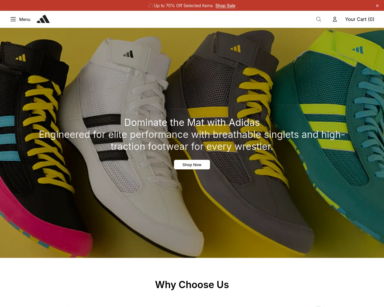 Screenshot of adidaswrestlingdirect.shop