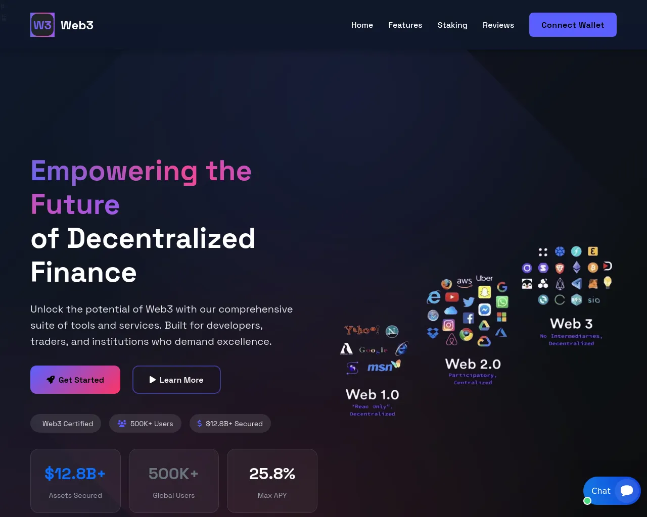 Screenshot of web3world.ltd