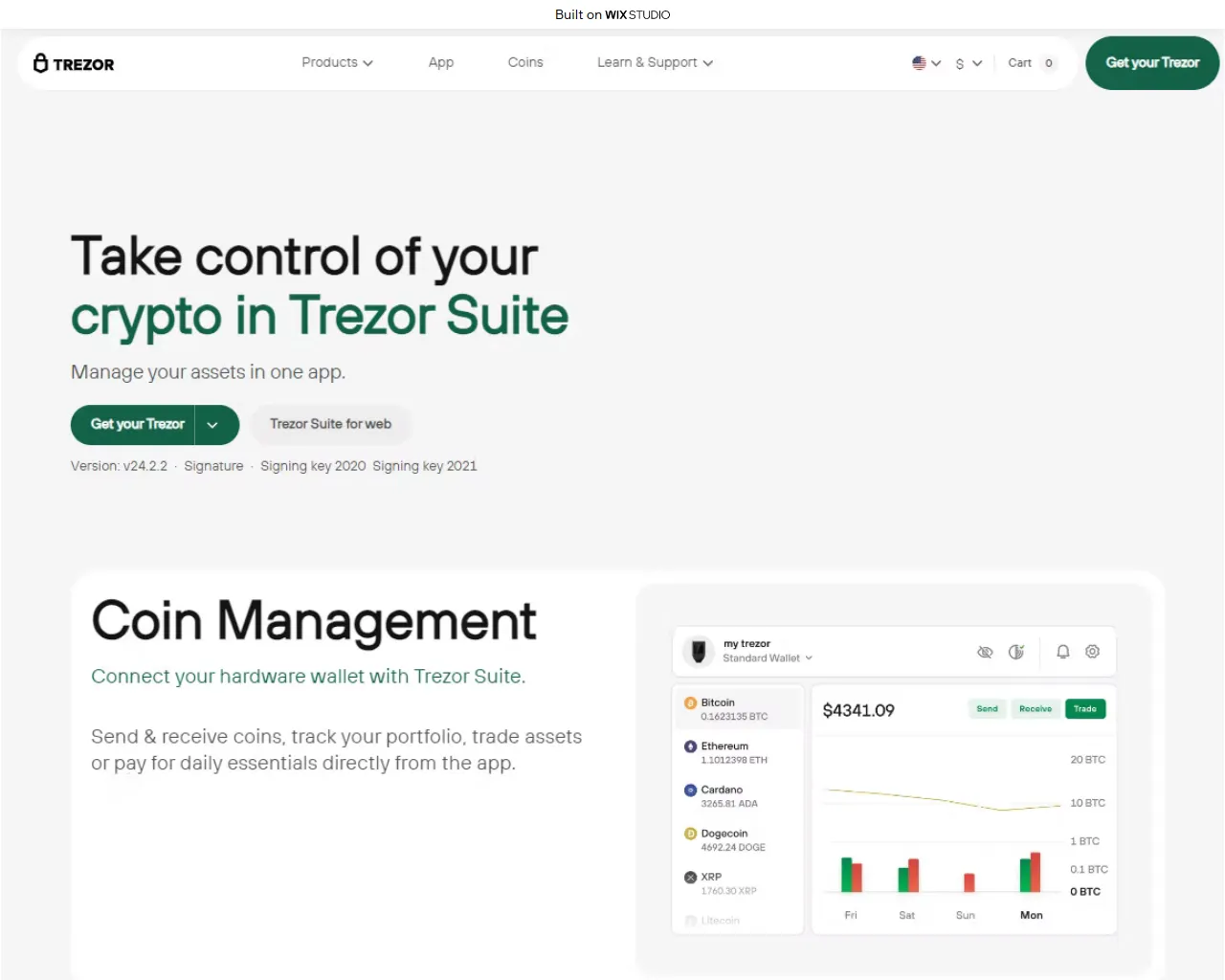 Screenshot of strted-io.wixstudio.com