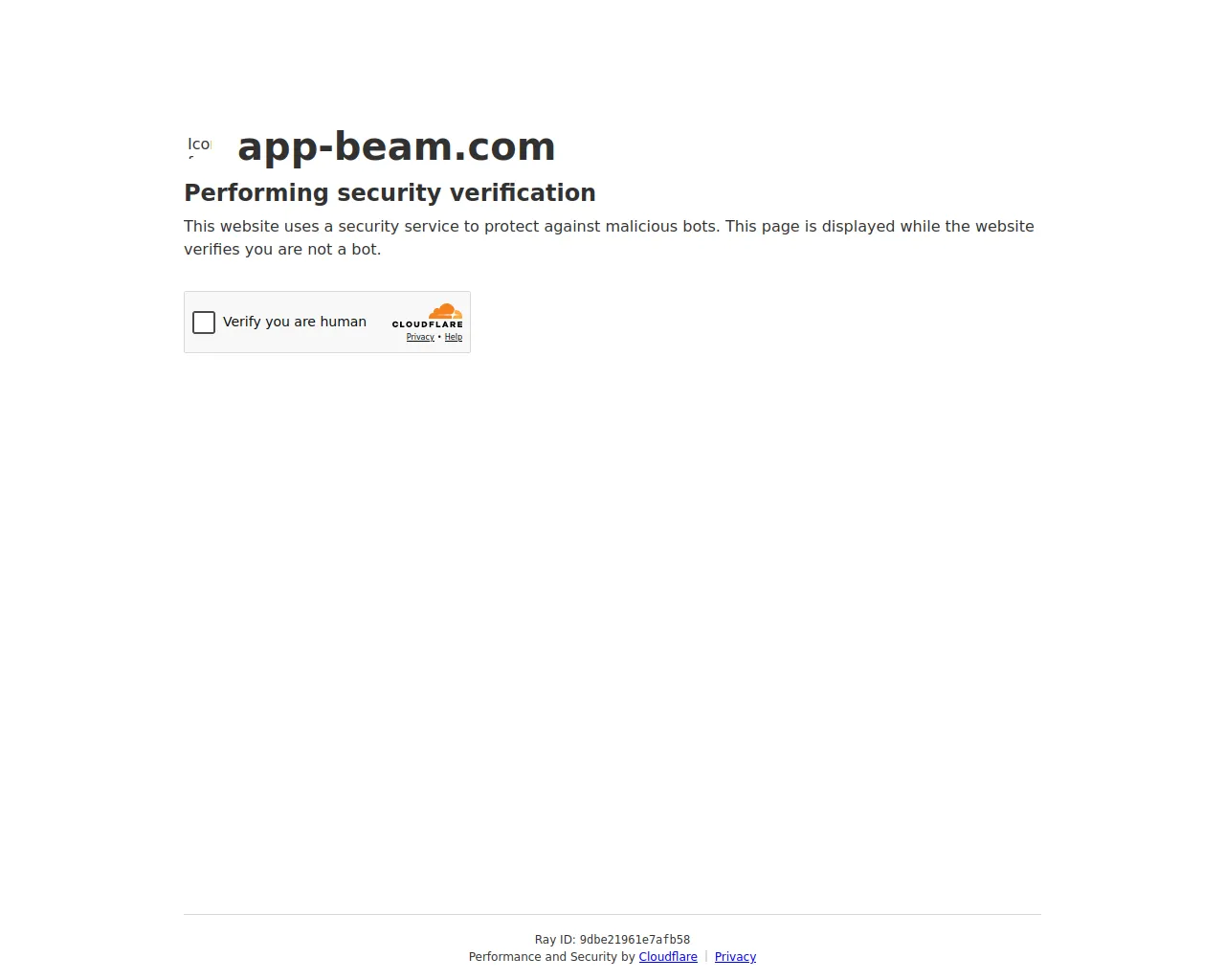 Screenshot of app-beam.com