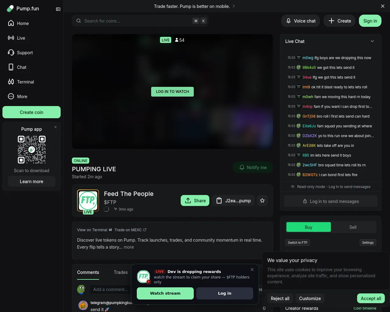 Screenshot of puump.sbs