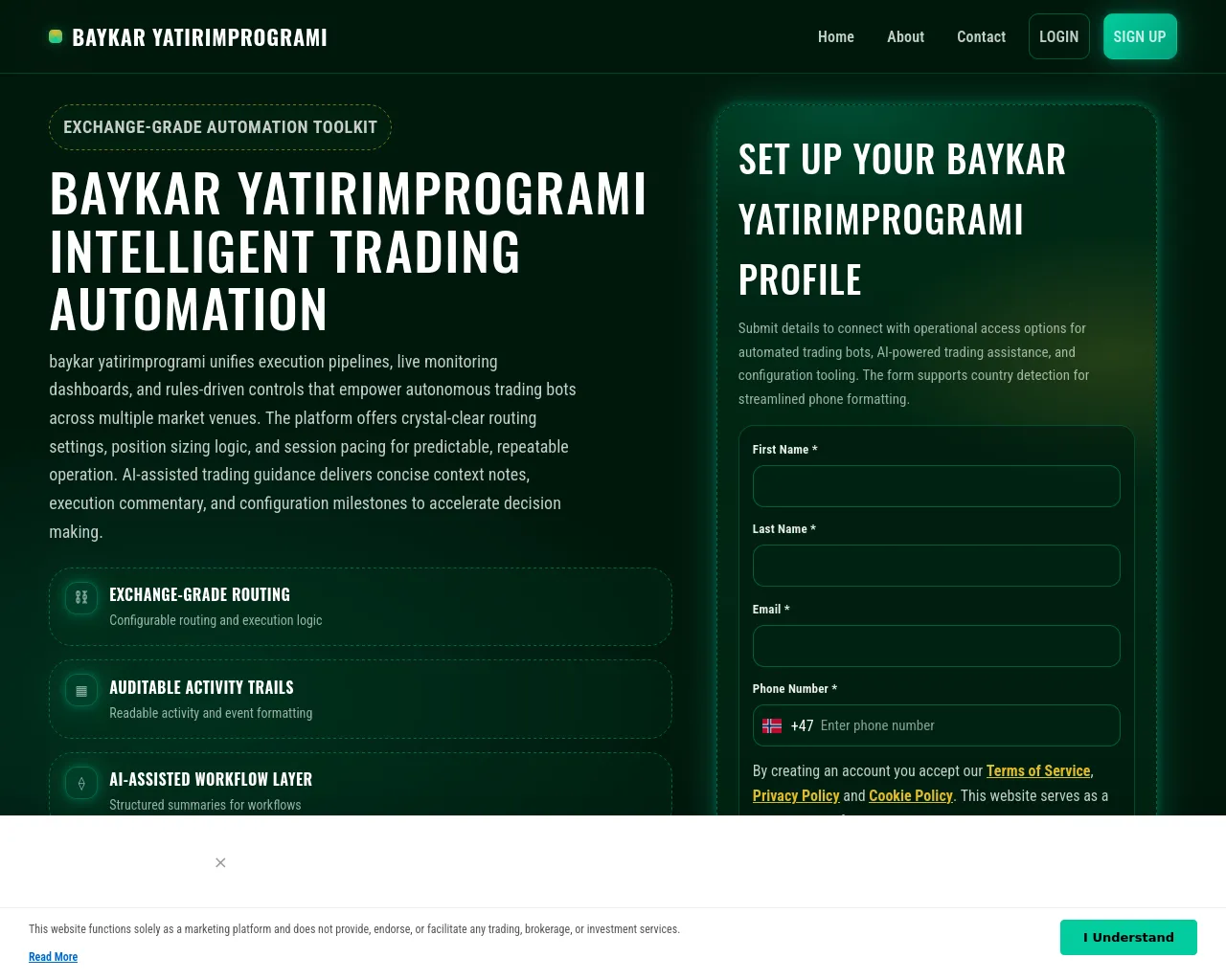 Screenshot of baykar-yatirimprogrami.com