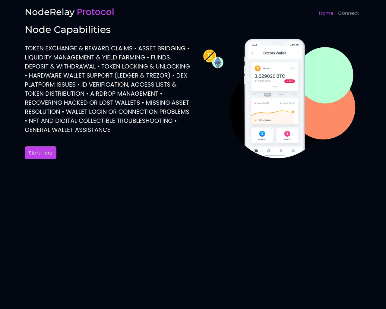 Screenshot of noderelay.app