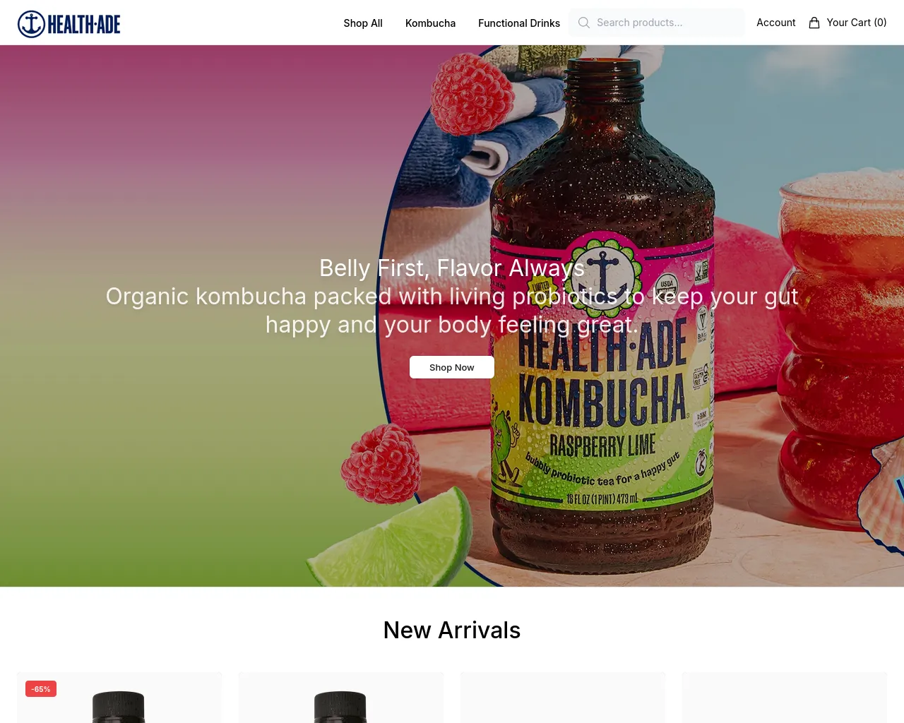 Screenshot of adeflow.shop