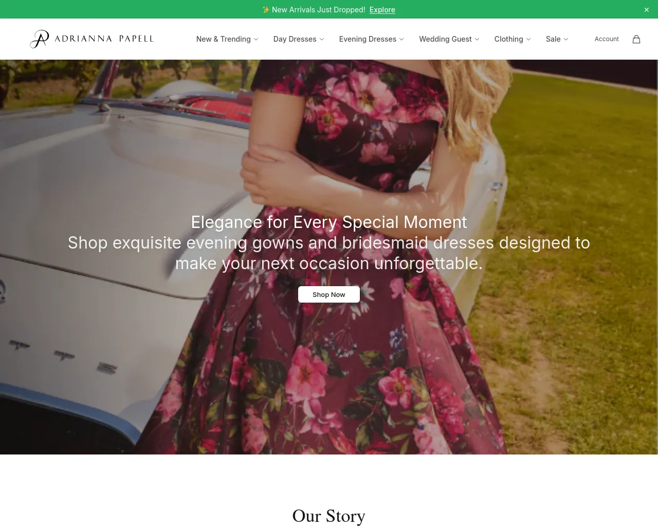 Screenshot of adriannapapellstyle.shop