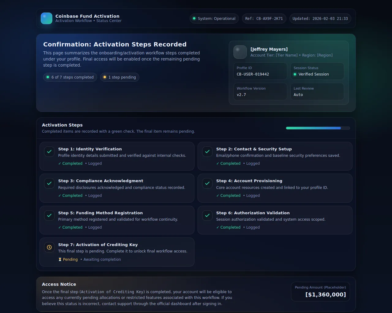 Screenshot of coinbase.cryptbull.org