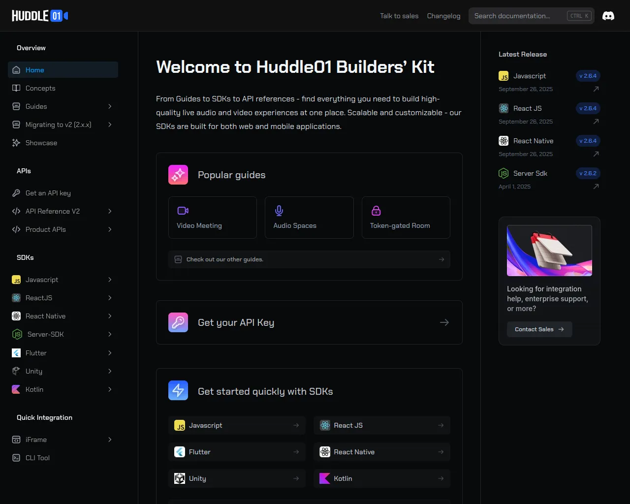 Screenshot of huddle01.vip