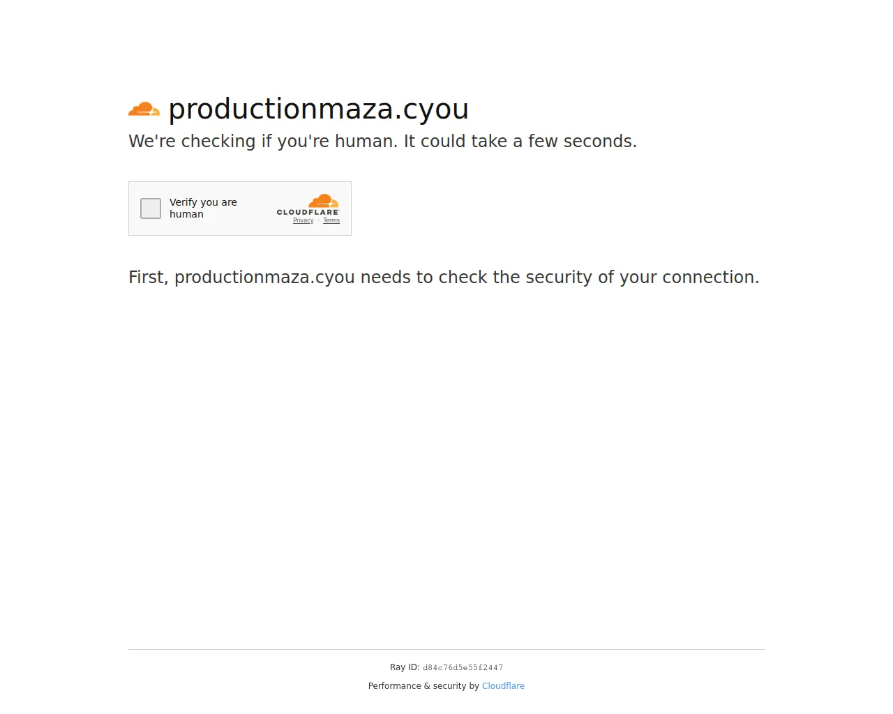 Screenshot of productionmaza.cyou