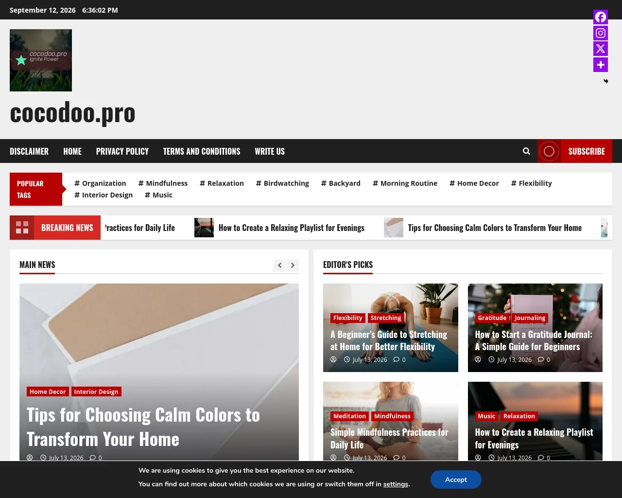 Screenshot of cocodoo.pro