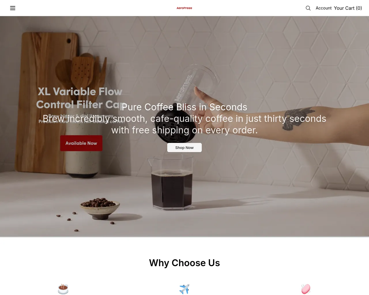 Screenshot of aerolane.shop