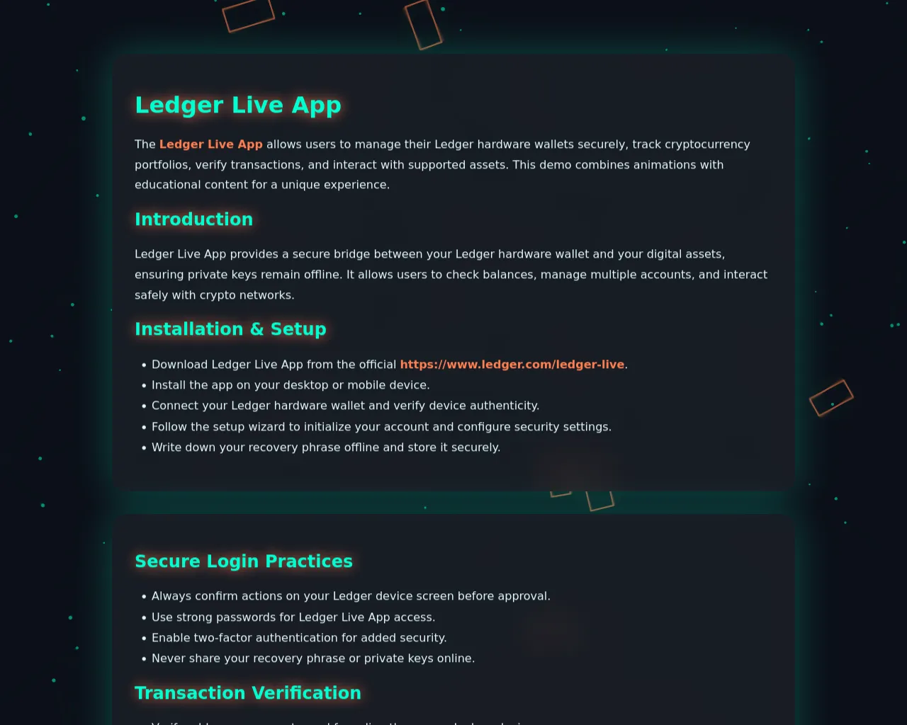 Screenshot of en-ledg-live-app.pages.dev