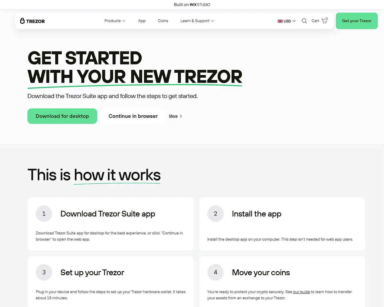 Screenshot of user-terxio.wixstudio.com