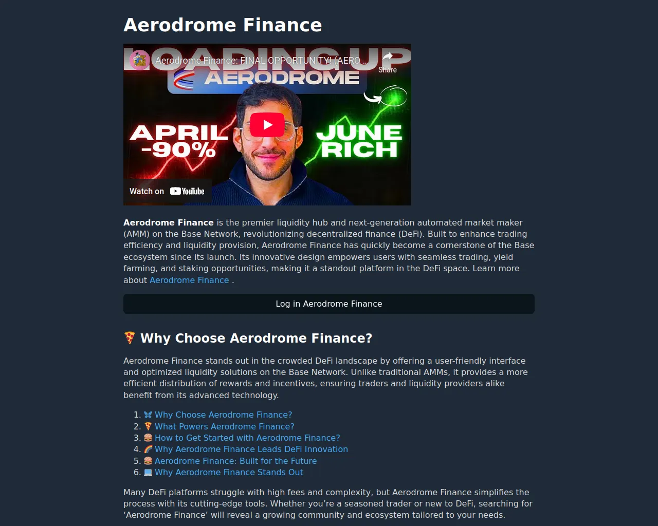 Screenshot of aerodrome-financee.org
