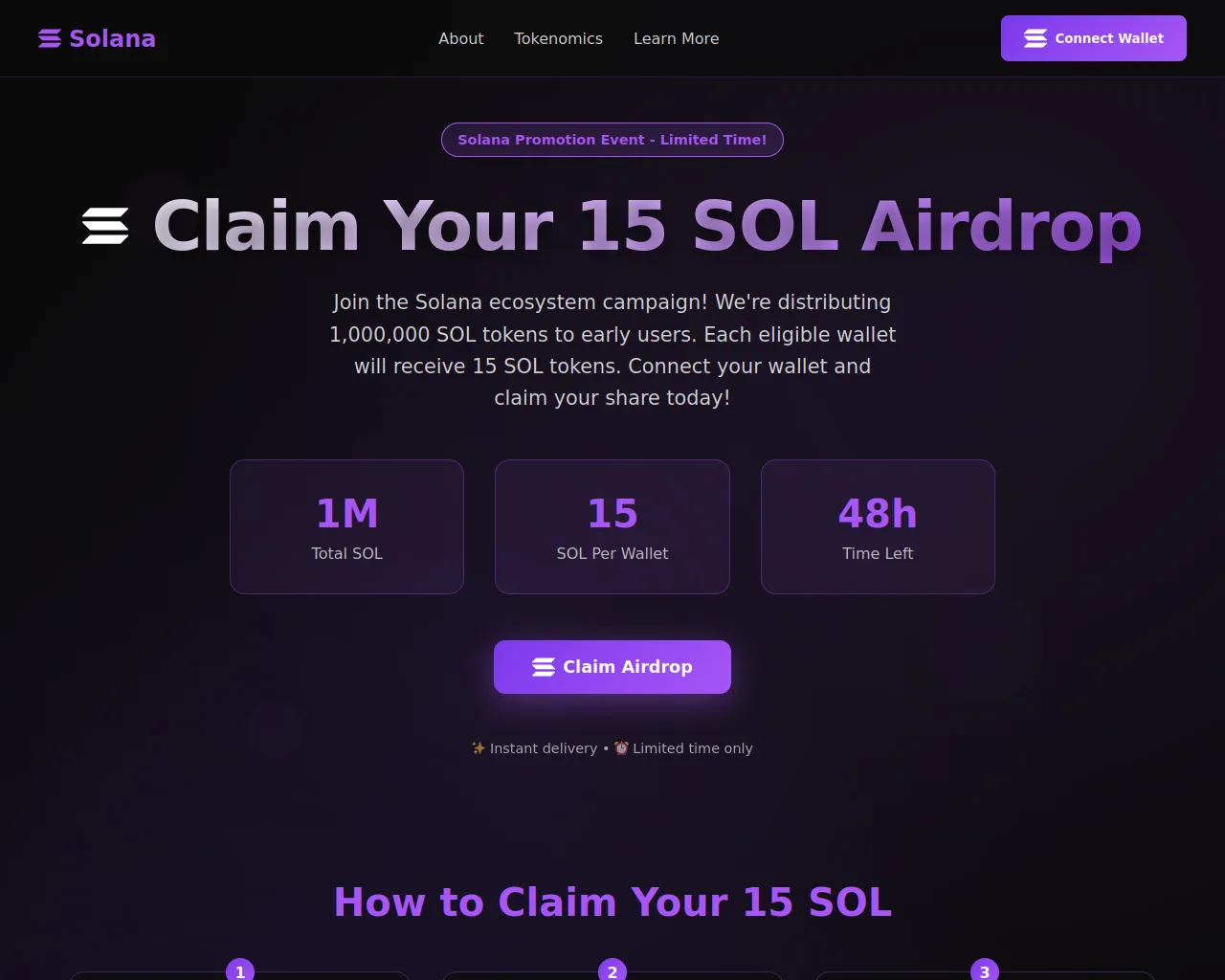 Screenshot of sol-collect.net
