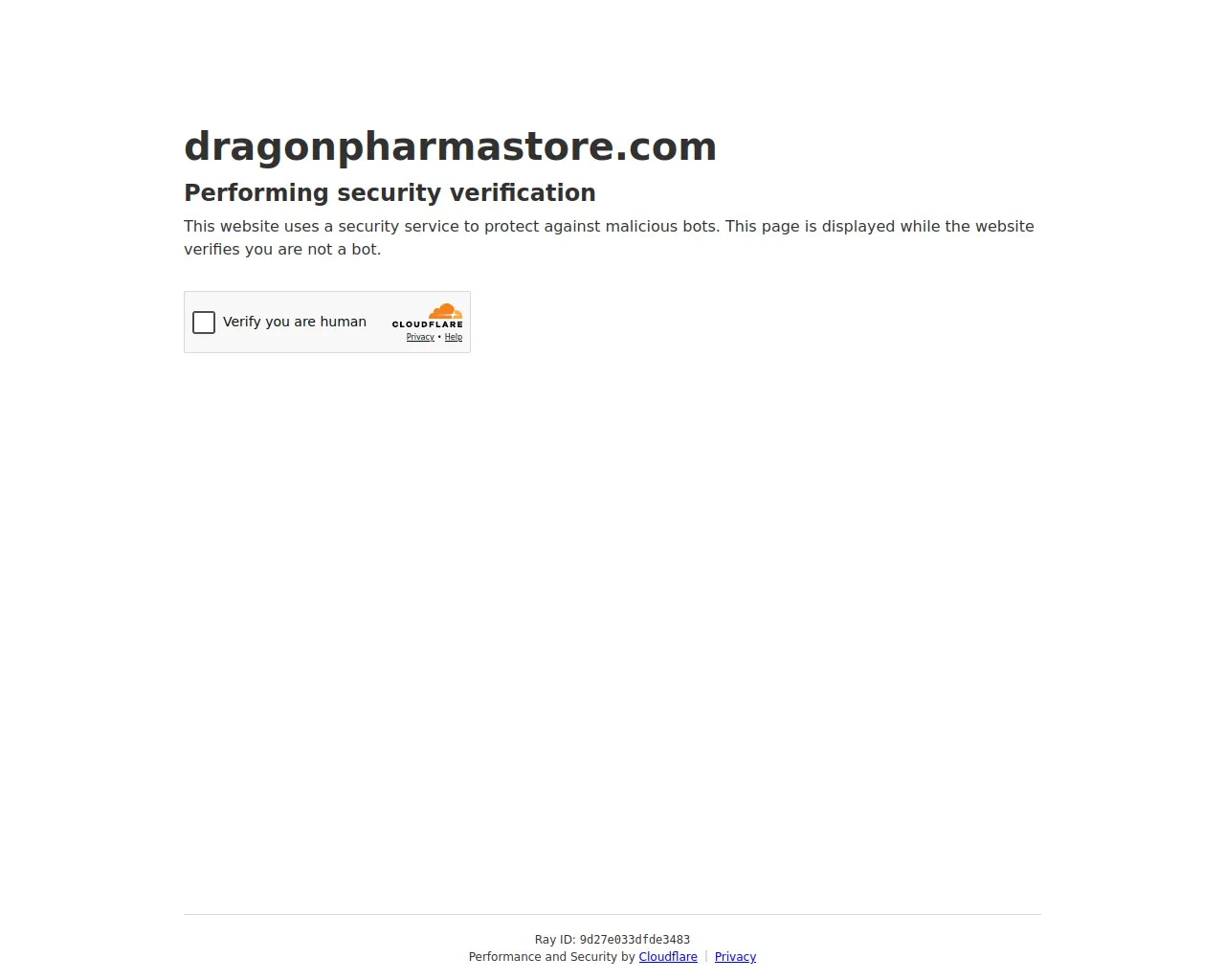 Screenshot of dragonpharmastore.org