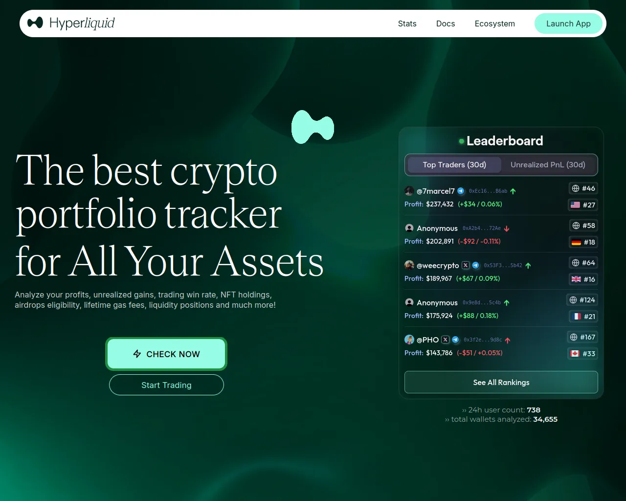 Screenshot of hyperliquid-filter.xyz