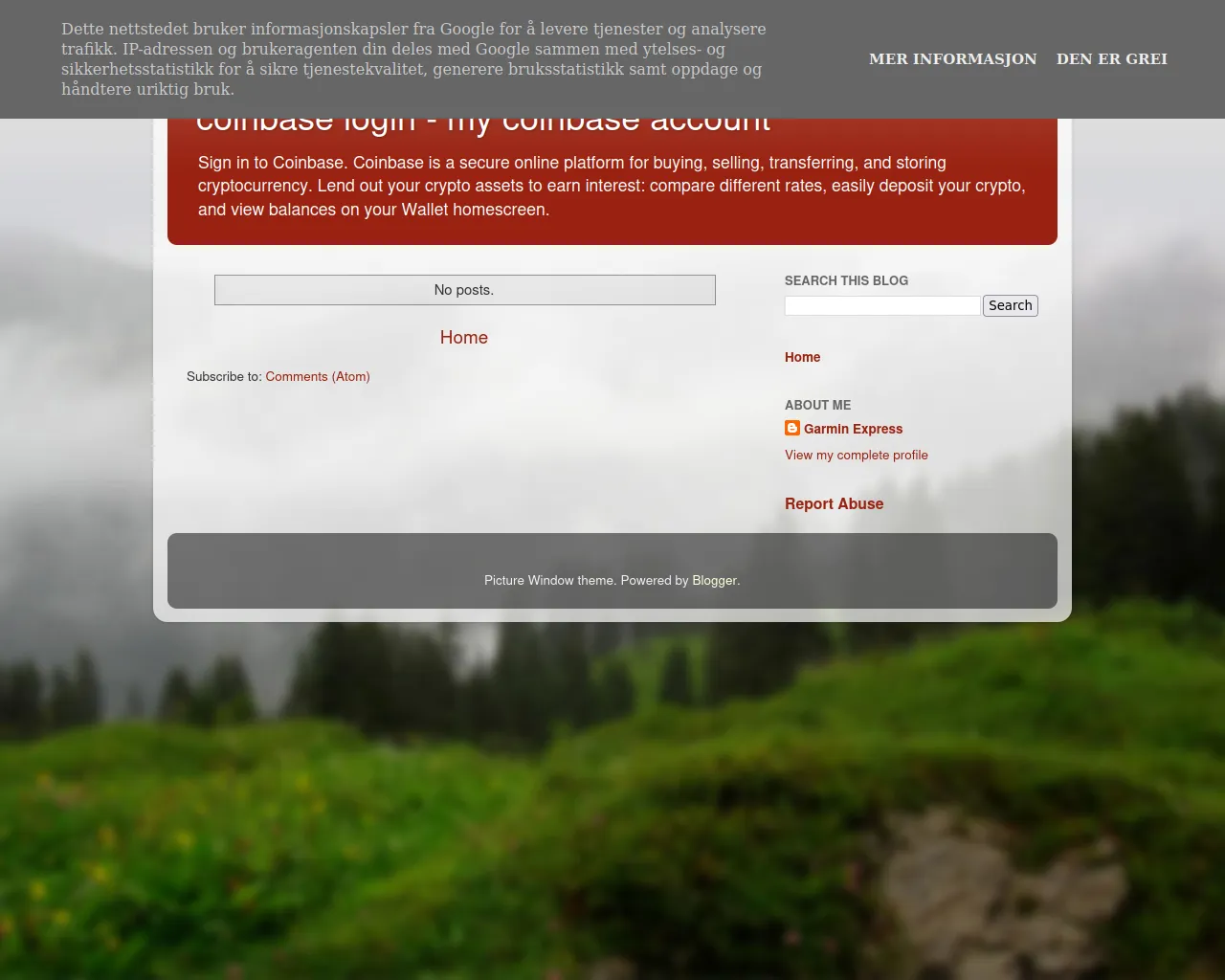 Screenshot of login-coin.blogspot.com.mt