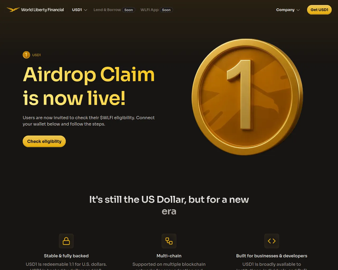 Screenshot of wlfiofficialstaking.xyz