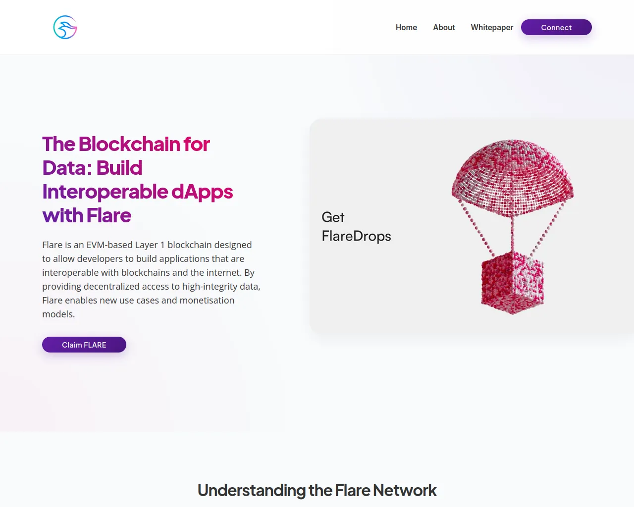 Screenshot of flareclaims-drop.com