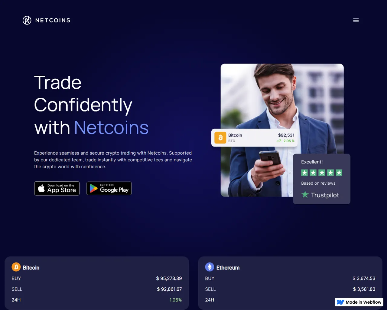 Screenshot of page--en-netcoins---com-cdn---autth.webflow.io
