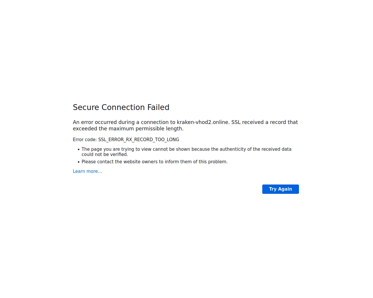 Screenshot of kraken-vhod2.online