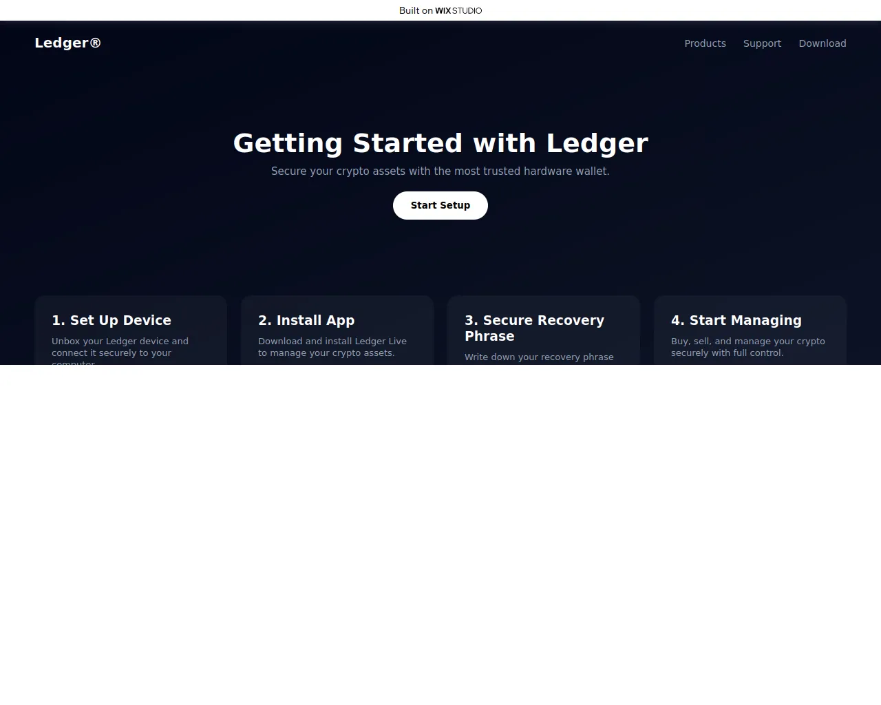 Screenshot of homes-appstart.wixstudio.com