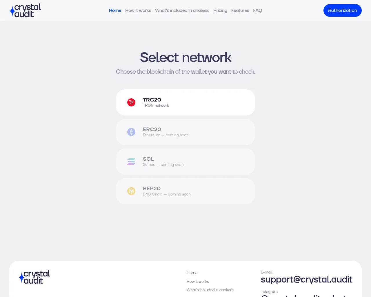 Screenshot of crystalaudit.xyz