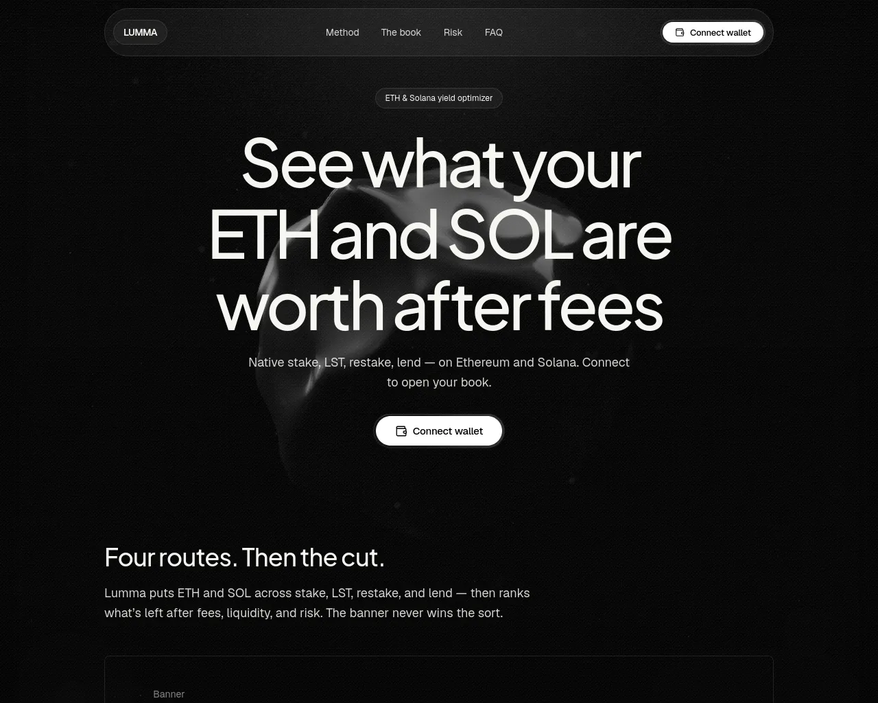 Screenshot of lumma-fi.com