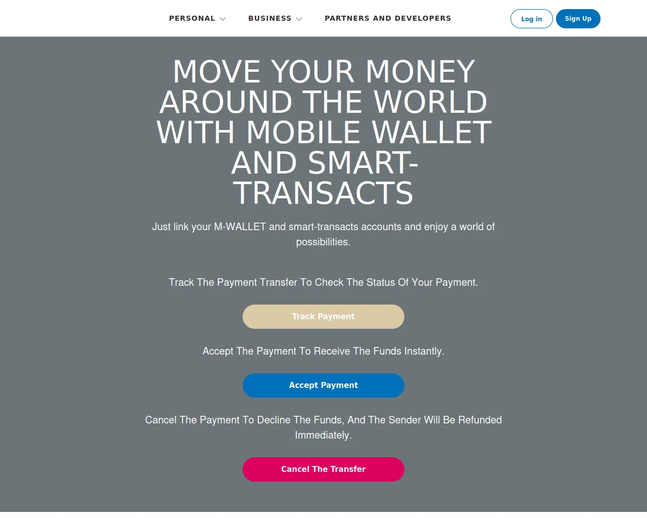 Screenshot of paxtransfers.com