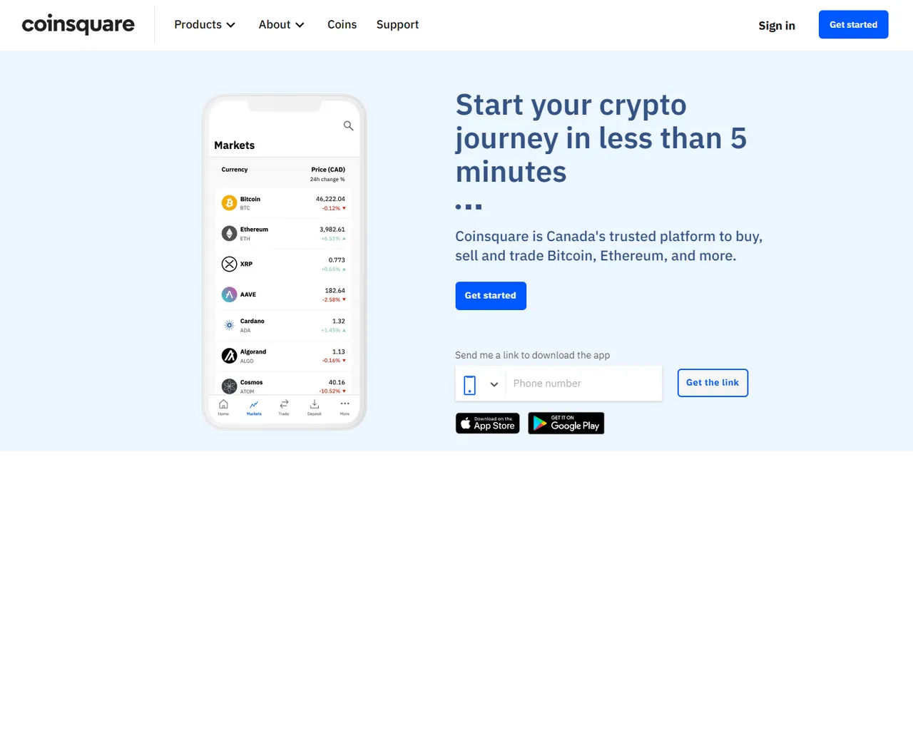 Screenshot of securee-coinsquare.webflow.io