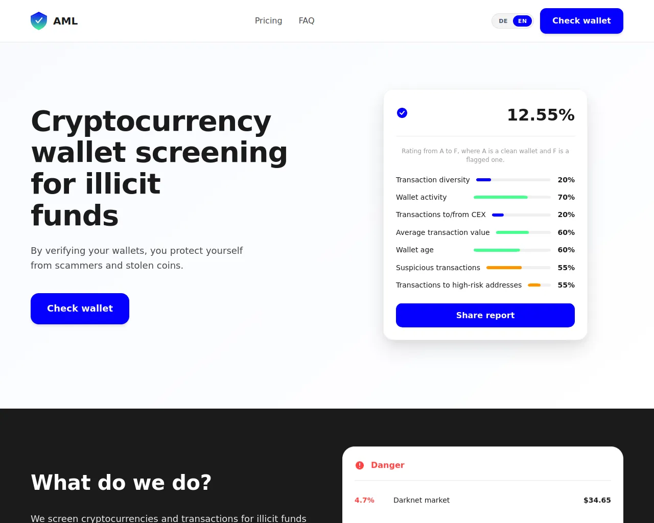 Screenshot of aml-scan.org