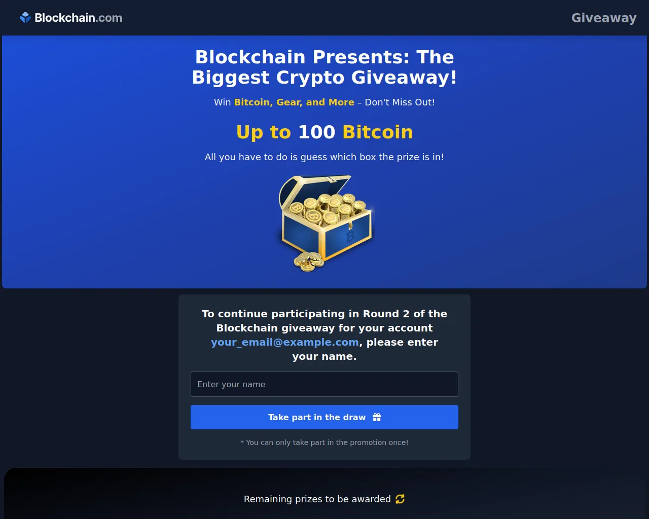 Report - lizeby.cc/bitcoingiveaway/boxweels.php