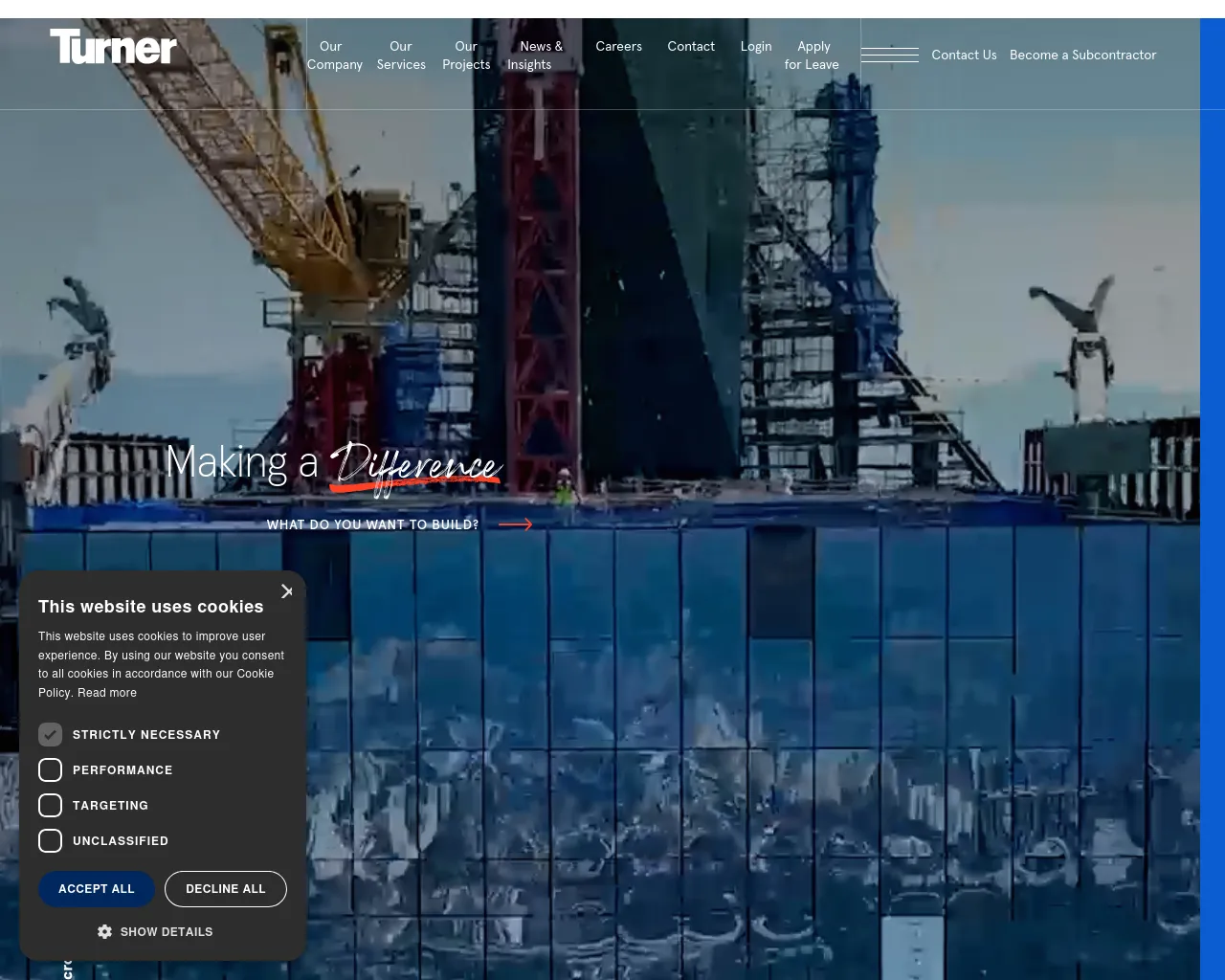 Screenshot of t-constructioncompany.com