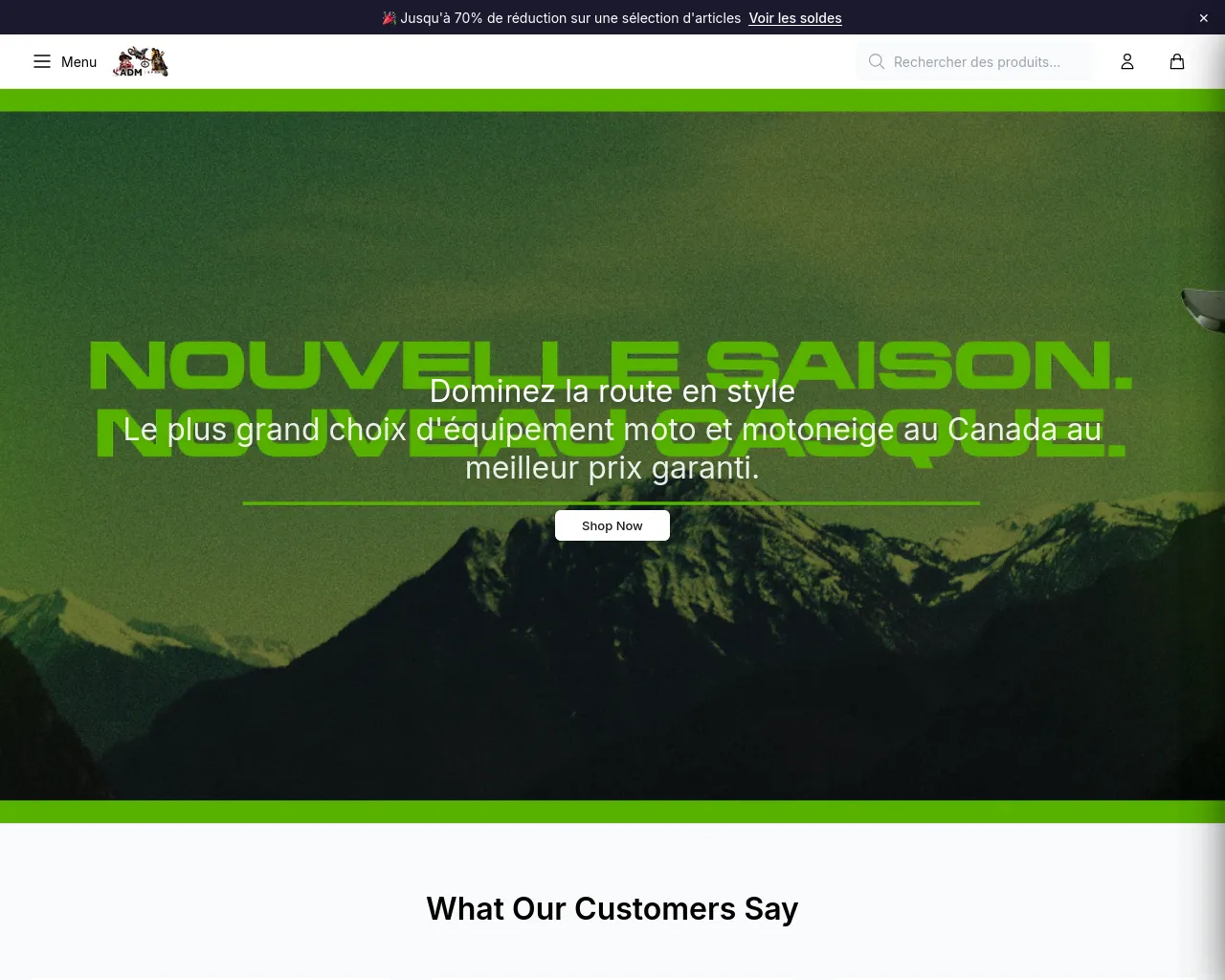Screenshot of admsportshop.shop