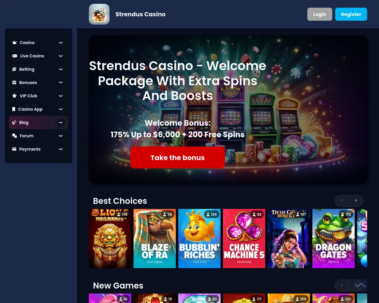 Screenshot of strenduss.com