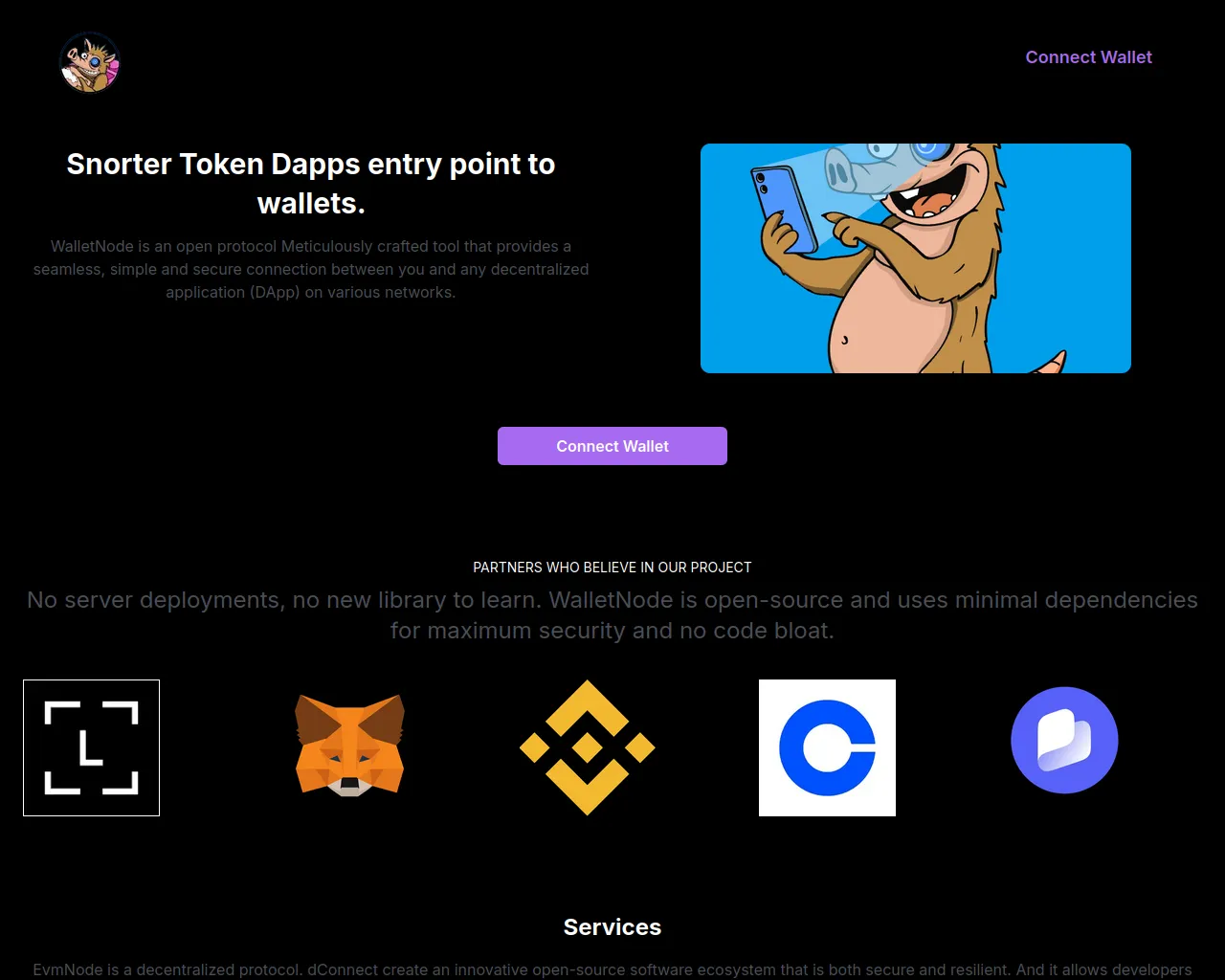 Screenshot of snortertokendapp.pages.dev