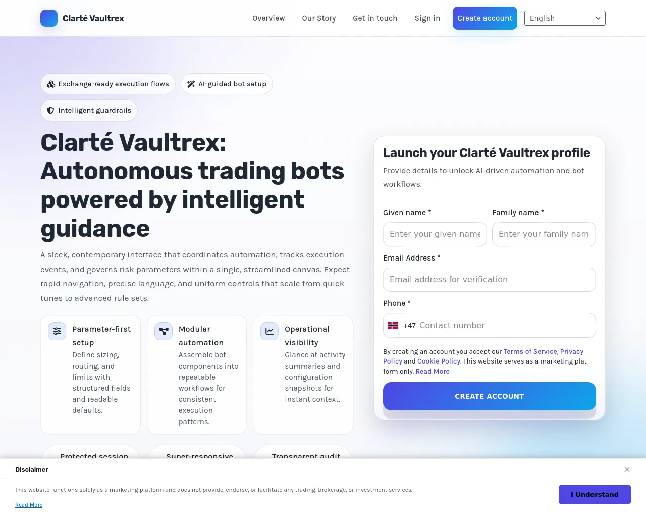 Screenshot of clartevaultrex-software.com
