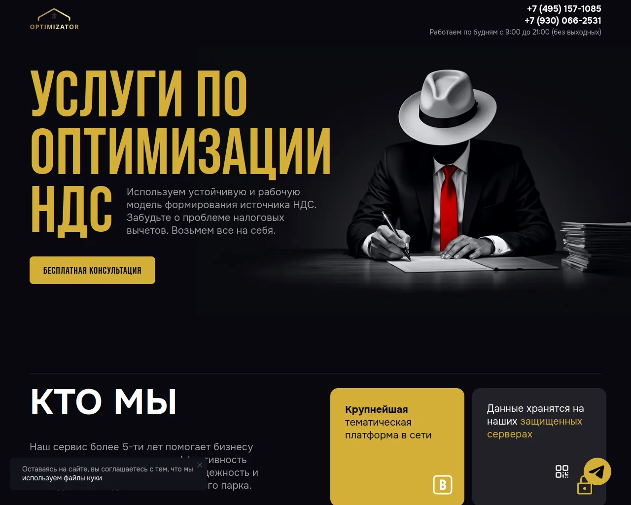 Screenshot of optimizator.vip