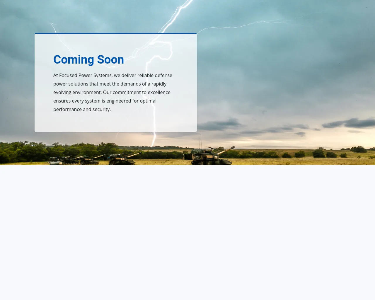 Screenshot of focusedpowersystems.com