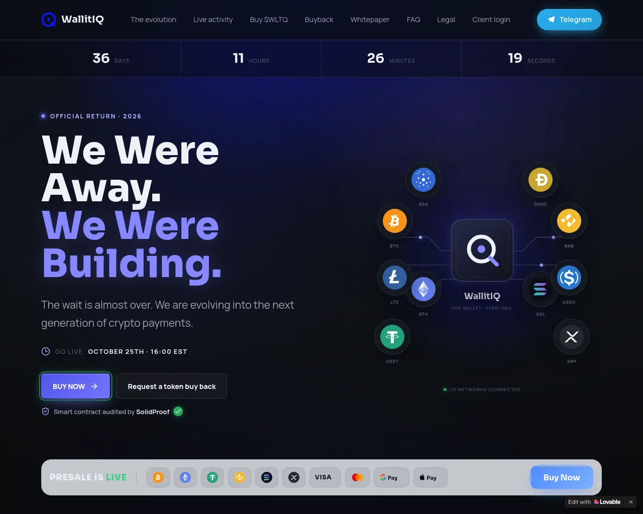 Screenshot of wallitiqcard.com