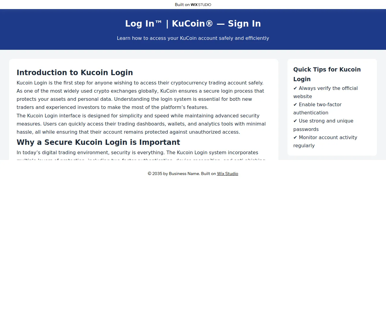 Screenshot of nav-kucainai.wixstudio.com