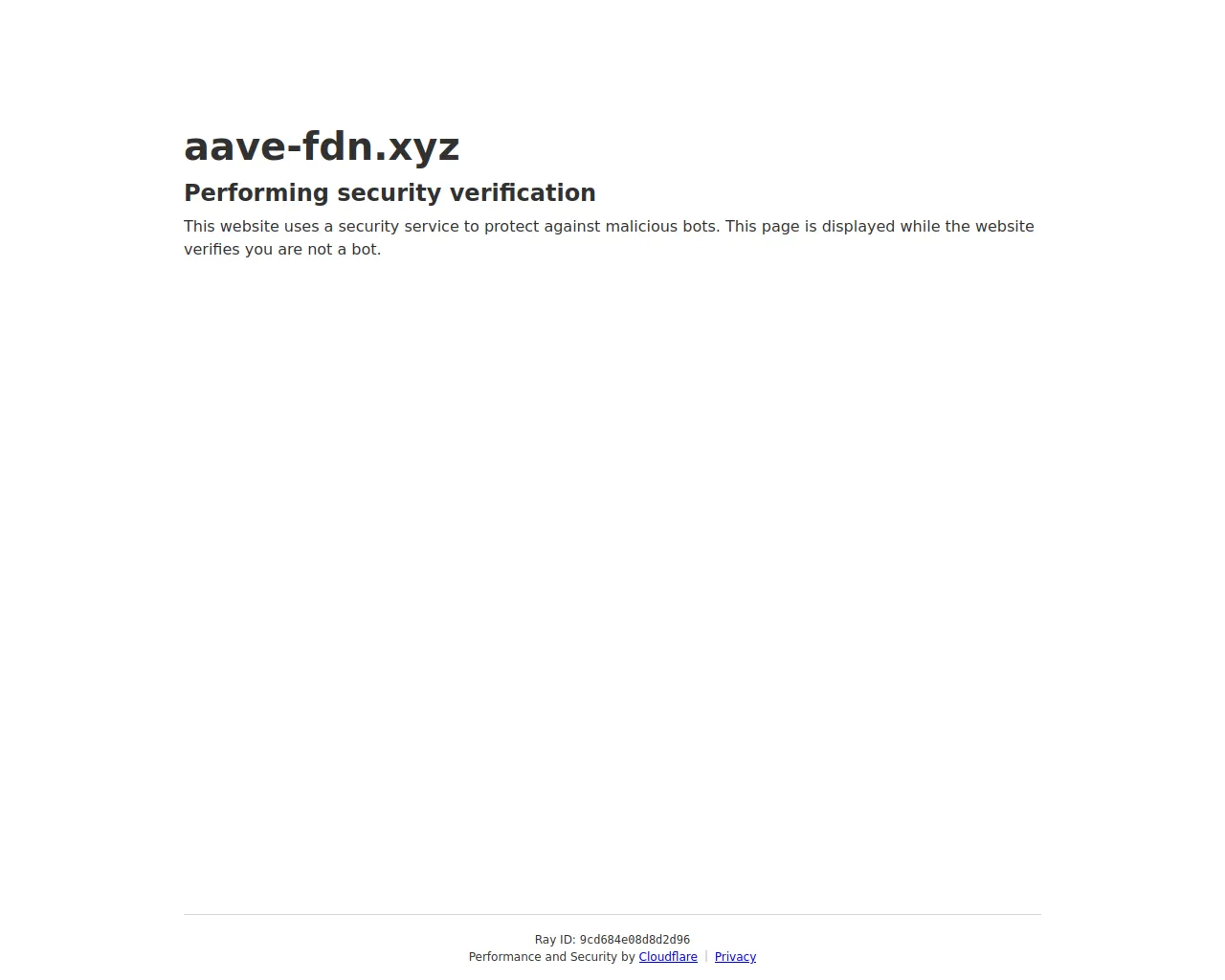 Screenshot of aave-fdn.xyz