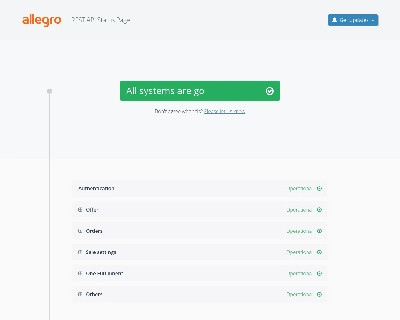 Screenshot of api.allegrostatus.pl