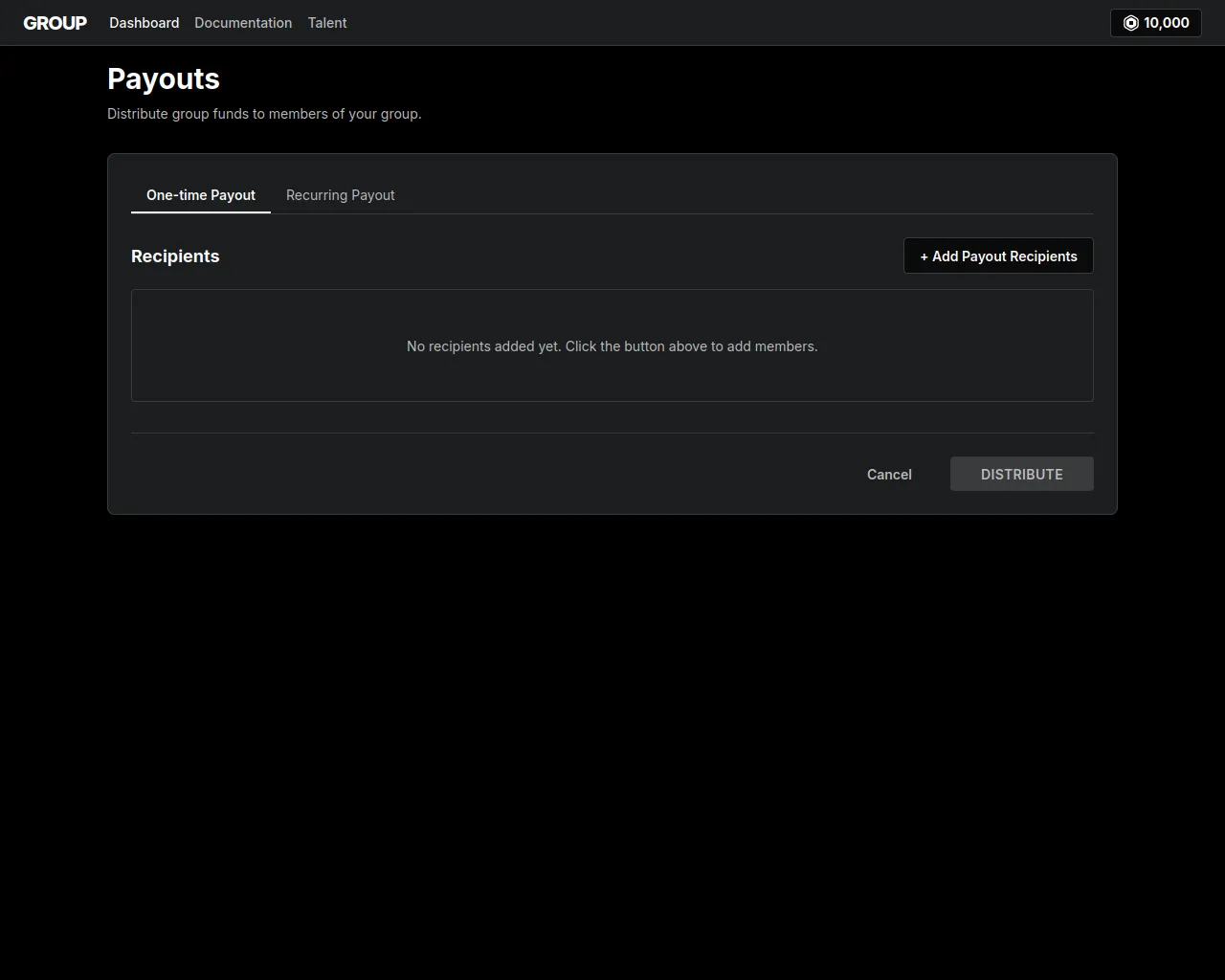 Screenshot of payoutgroup.online