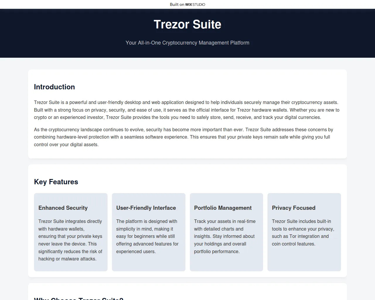 Screenshot of webperforma.wixstudio.com