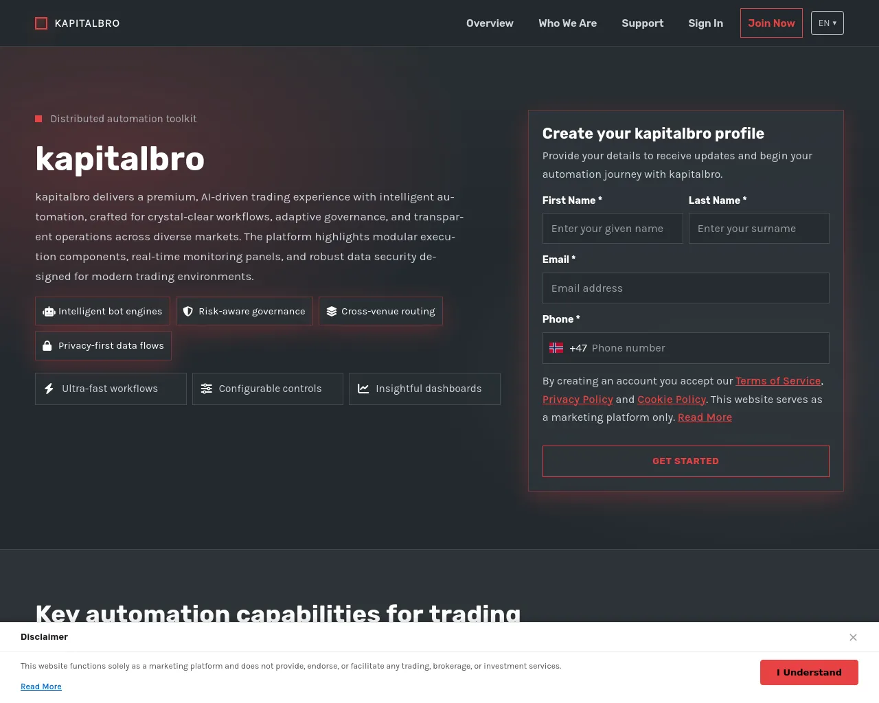 Screenshot of kapitalbro.pro